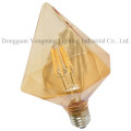 7W E27 Dekoration-flaches Diamant-LED-Licht mit Goldabdeckung